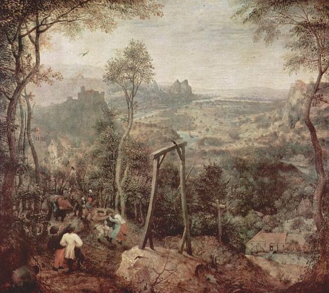 Pieter Bruegel the Elder Painting of a gallow oil painting picture